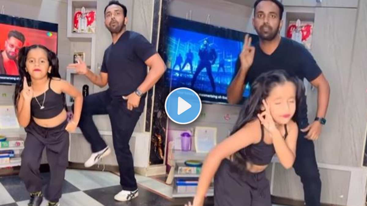 father and daughter awesome dance on the song Tauba Tauba