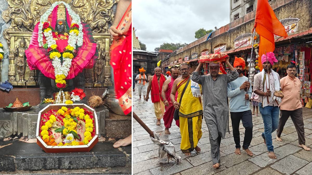 Abhishek, Mahalakshmi temple,