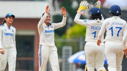 India Women won by 10 wickets against South Africa in Test match