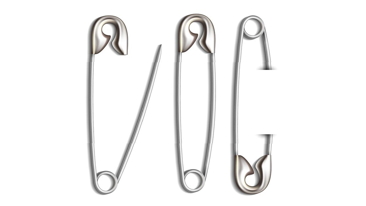 Who invented the safety pin and how?