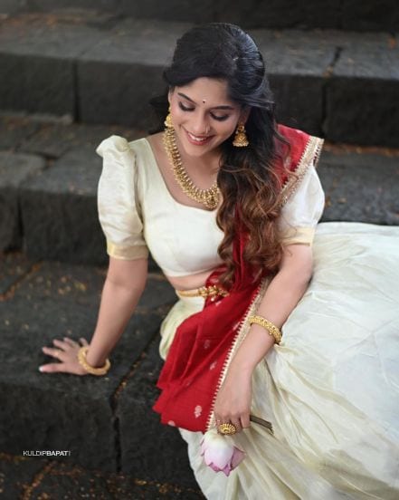 Samruddhi Kelkar South Indian Look