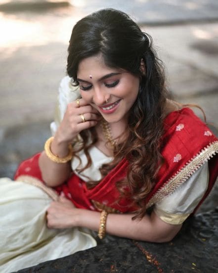 Samruddhi Kelkar South Indian Look