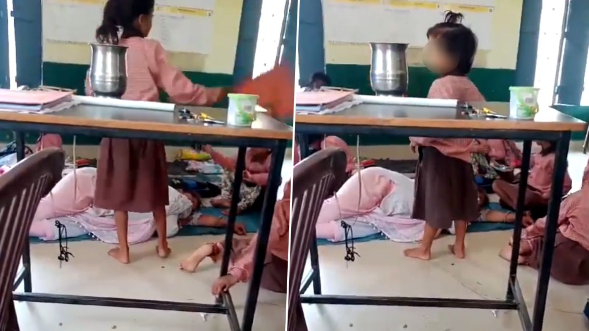 Teacher fell asleep in the class