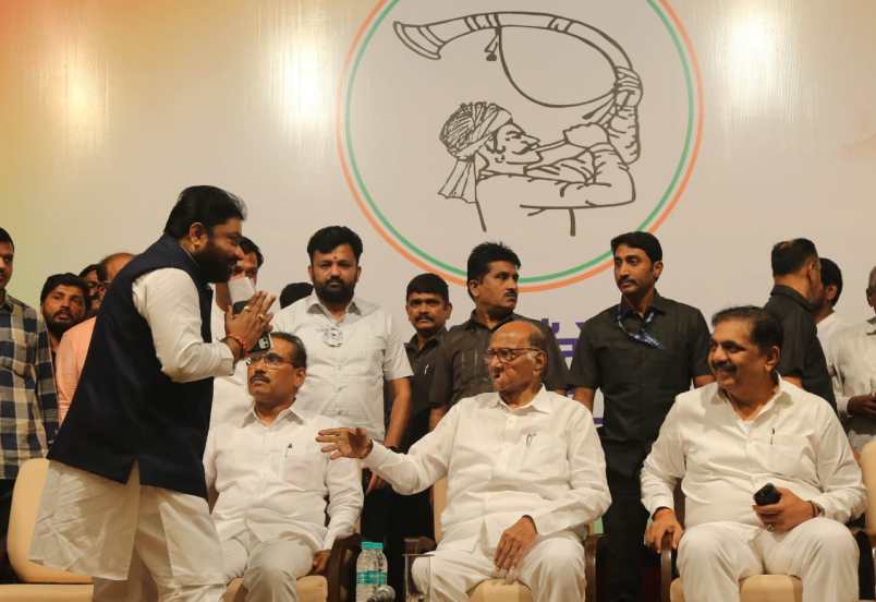 Bjp former mla sudhakar bhalerao joined sharad pawar party