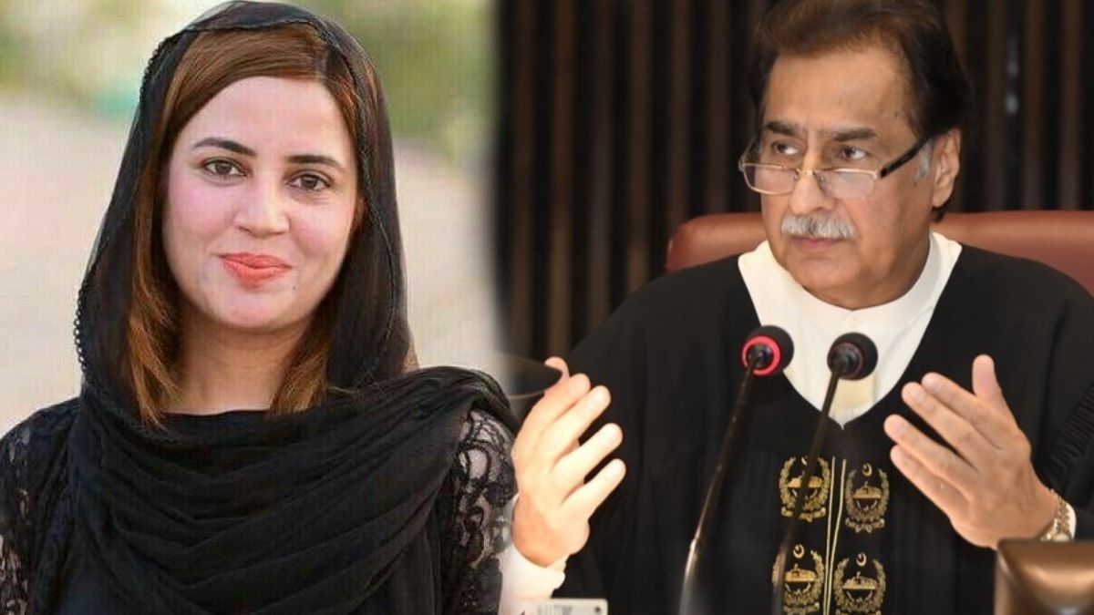 Zartaj Gul told Speaker Ayaz Sadiq