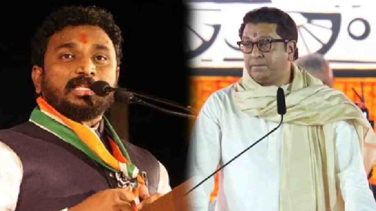 Akola, Amol Mitkari, attack on Amol Mitkari, Raj Thackeray, MNS, NCP, Ajit Pawar, attack, allegations, CBI investigation, vehicle vandalism, police protest, Amol Mitkari Alleges Raj Thackeray Behind Attack,