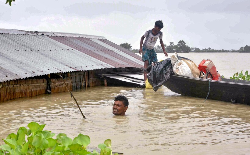 assam, floods, india, indian express, northeast india, landslides, weather in assam, arunachal pradesh, nagaland