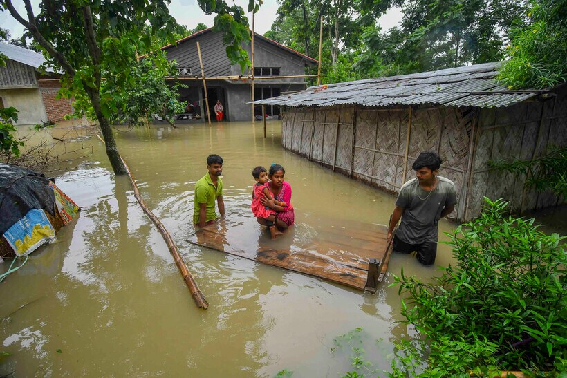 floods, assam, northeast india, landslides