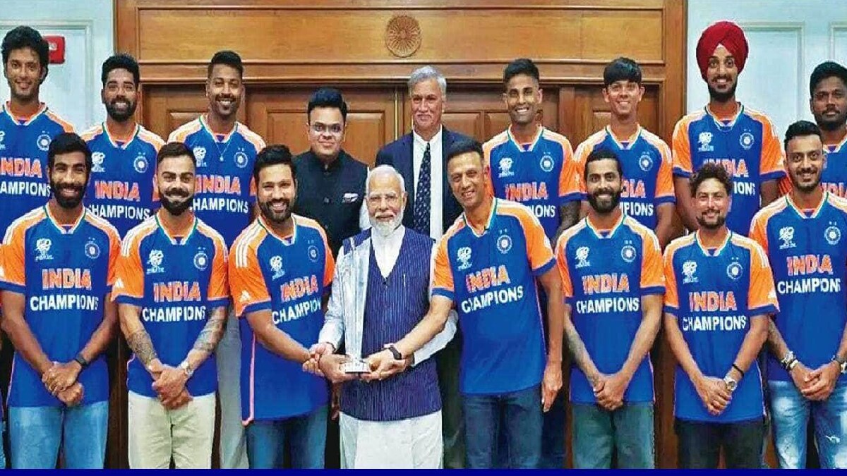 Twenty20 World Cup winning Indian team welcomed in Mumbai