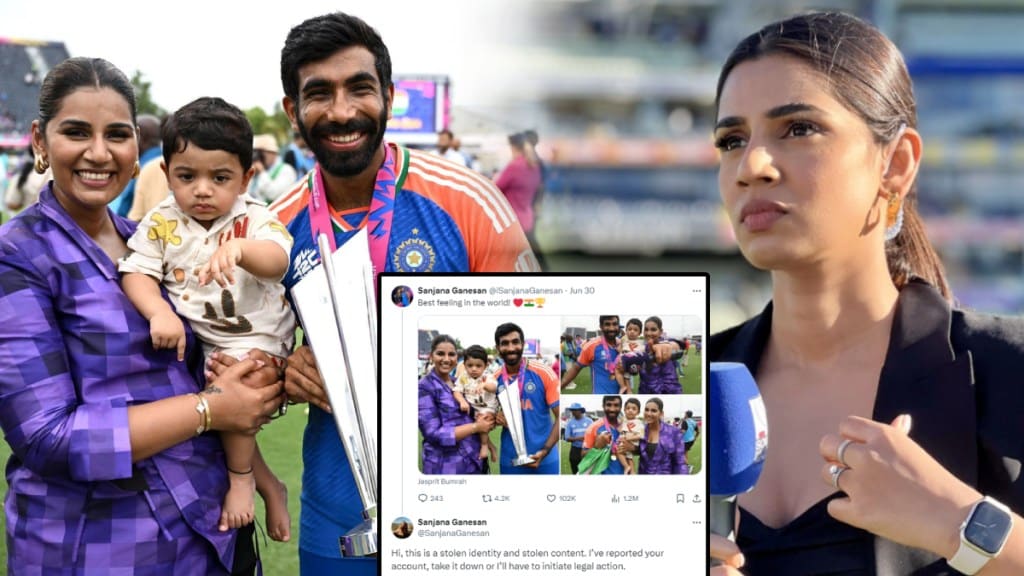 jaspreet bumrah wife sanjana ganesan