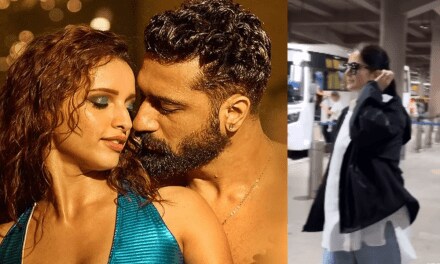 Katrina kaif came back india after watching vicky kaushal tripti dimri romantic song jaanam