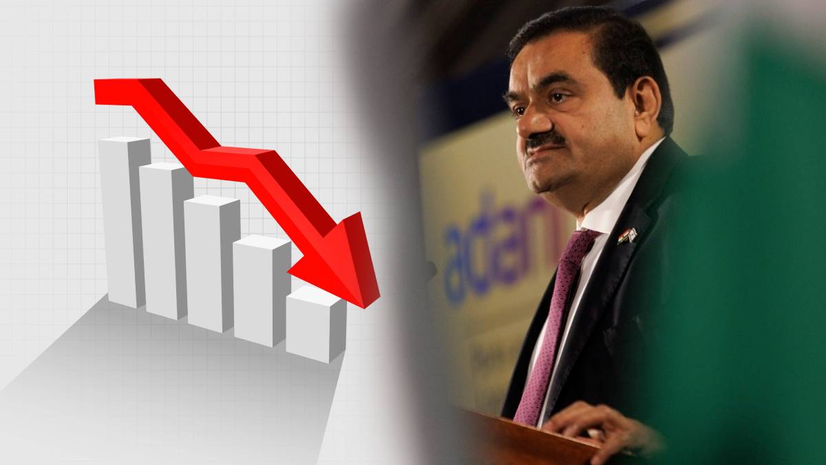 Adani Shares Down
