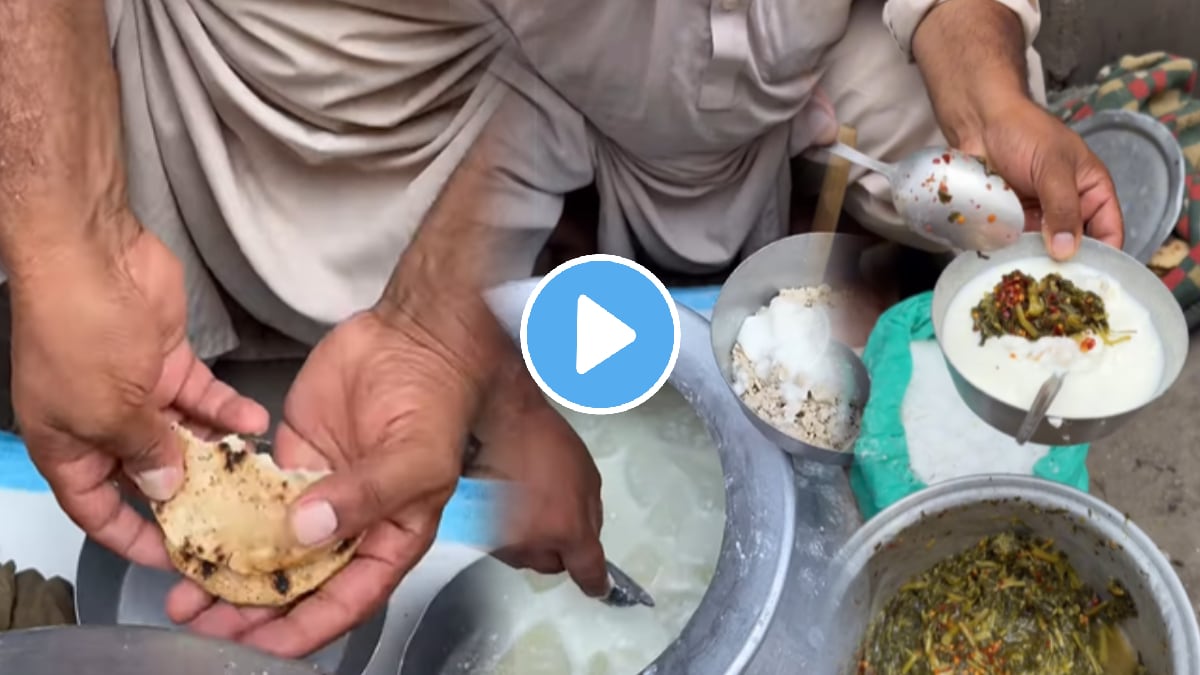 Pakistan special nashta man sell unhygienic food on Road make with dirty hands breakfast video