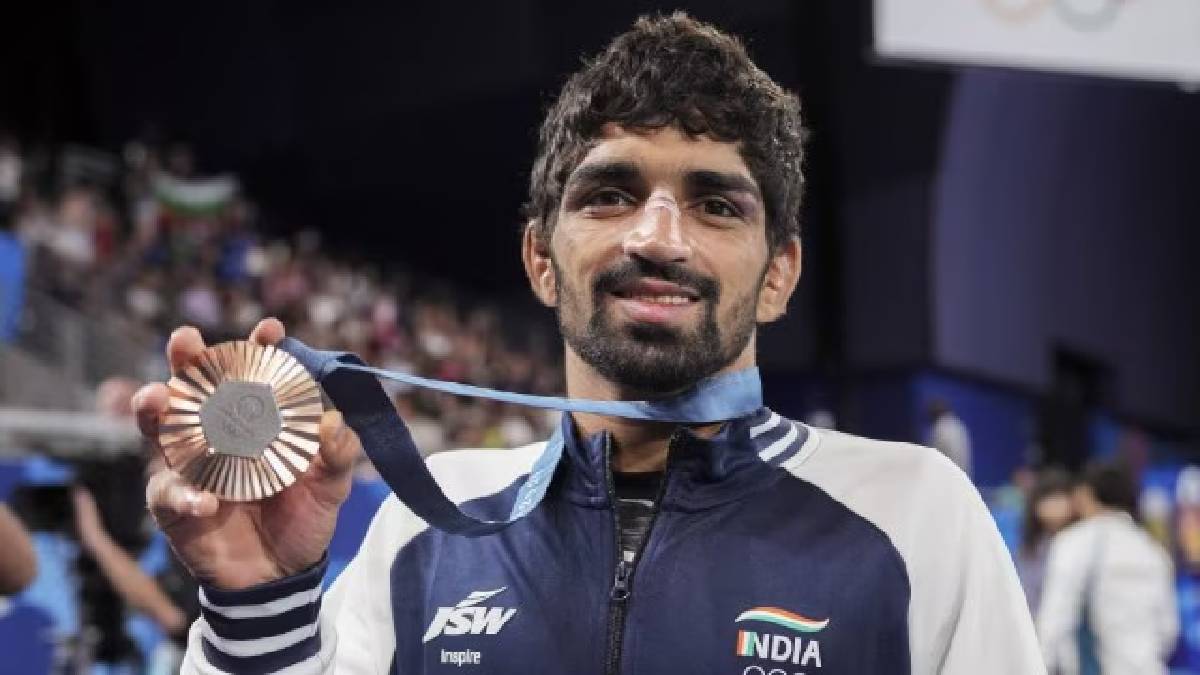 bronze medalist wrestler Aman Sehrawat lost 4.6 kg in 10 hours