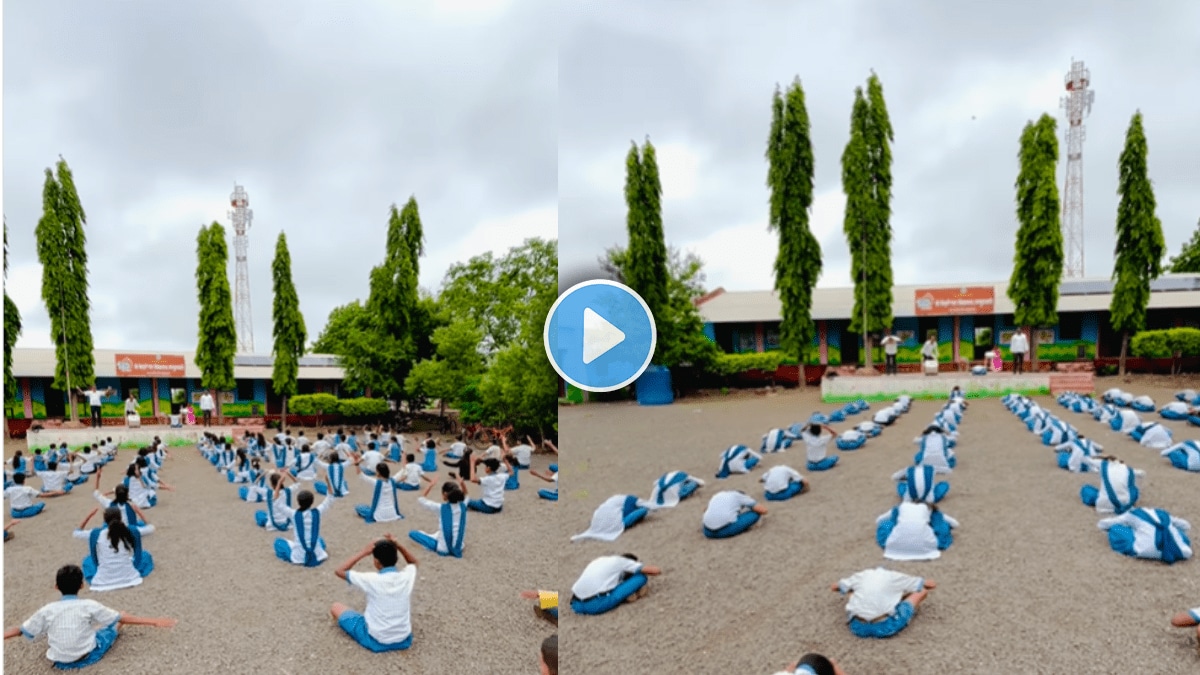 Nostalgic School Days Students Exercising on the School Ground Viral Video