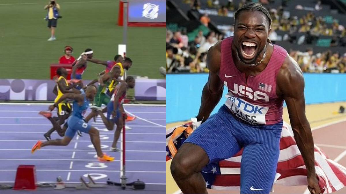 Paris Olympics 2024 Noah Lyles wins mens 100m Gold