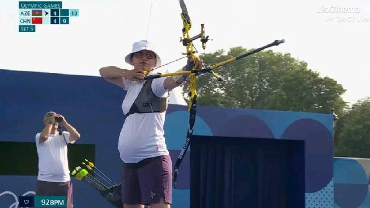 Paris Olympics 2024 Azerbaijani Archer Yaylagul Ramazanova Competes At Olympics While 6 Months Pregnant