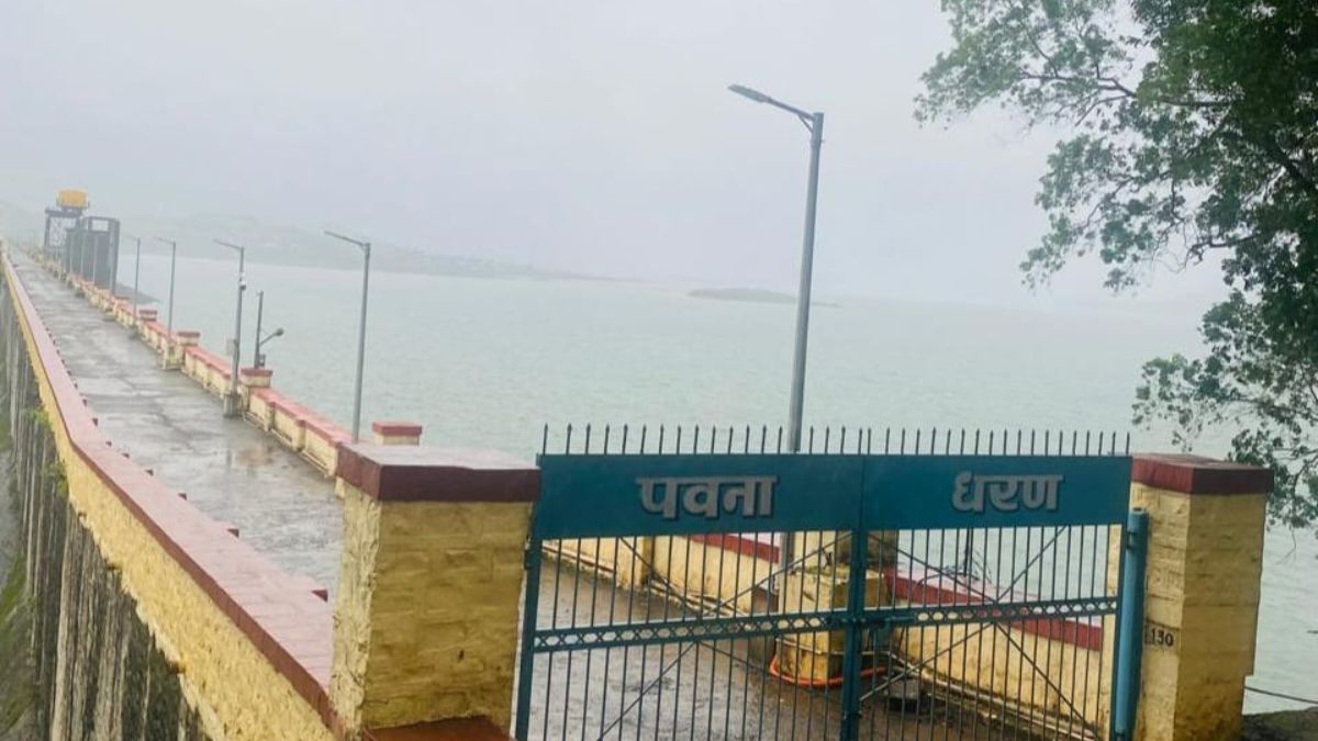 Pavana dam is 100 percent full