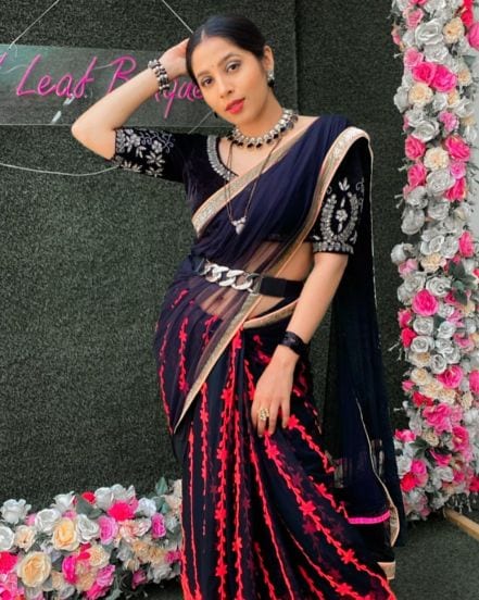 Sanika Kashikar Kanjivaram Saree Look