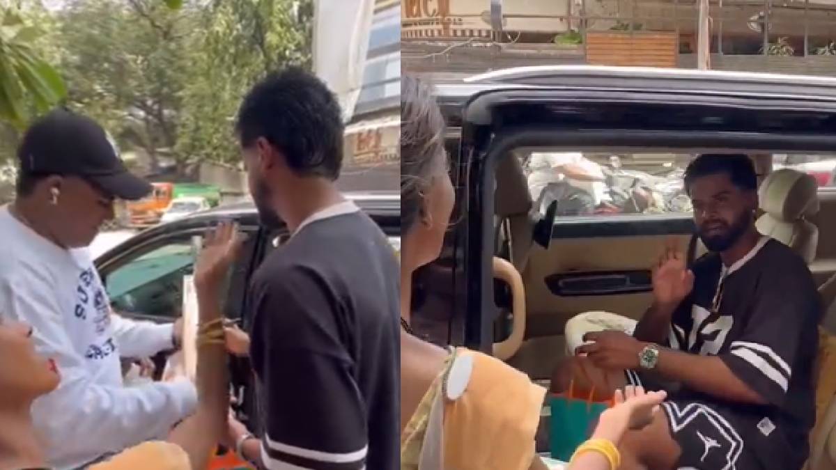 Shreyas Iyer Helps Poor Woman with Money Video Viral