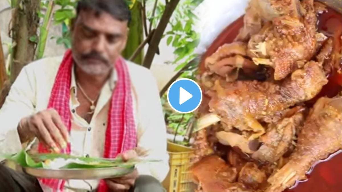 YouTube based chef make peacock curry recipe
