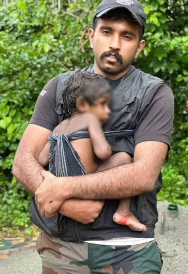 Wayanad rescue efforts 4 forest officers