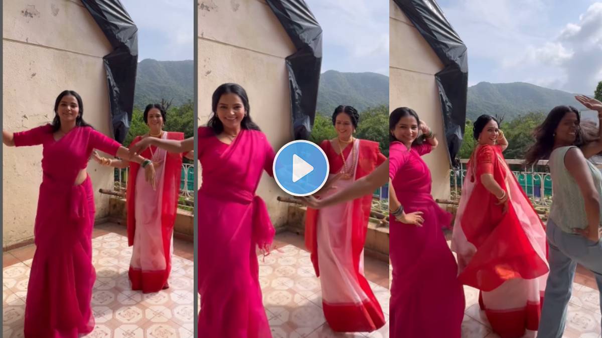 aishwarya narkar titeeksha tawde dances on kolhapuri halgi