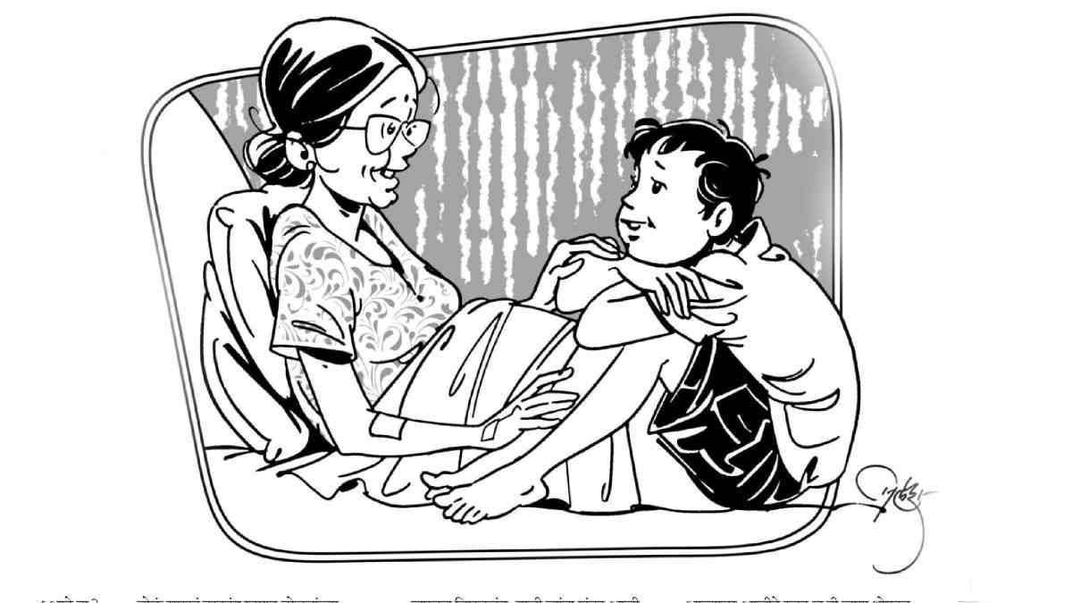 grandmother, illness, fear, chemotherapy, school, family, courage, support, childhood,