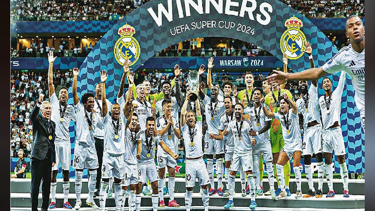 Kylian Mbappe debut goal helps Real Madrid beat Atalanta sport news
