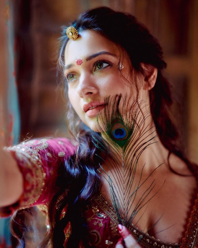 Tamannaah Bhatia Tamannaah Bhatia Tamannaah Bhatia Street 2 | Tamannaah Bhatia Stree 2 collection | Tamannaah Bhatia Radharani | Tamannaah Bhatia Radha Rani Look | Tamannaah Bhatia Radharani Look | Tamannaah Bhatia Janmastami Look | Tamannaah Bhatia in Radha Look | Tamannaah Bhatia in Radharani Dressup | Tamannaah Bhatia New look for Janmastami