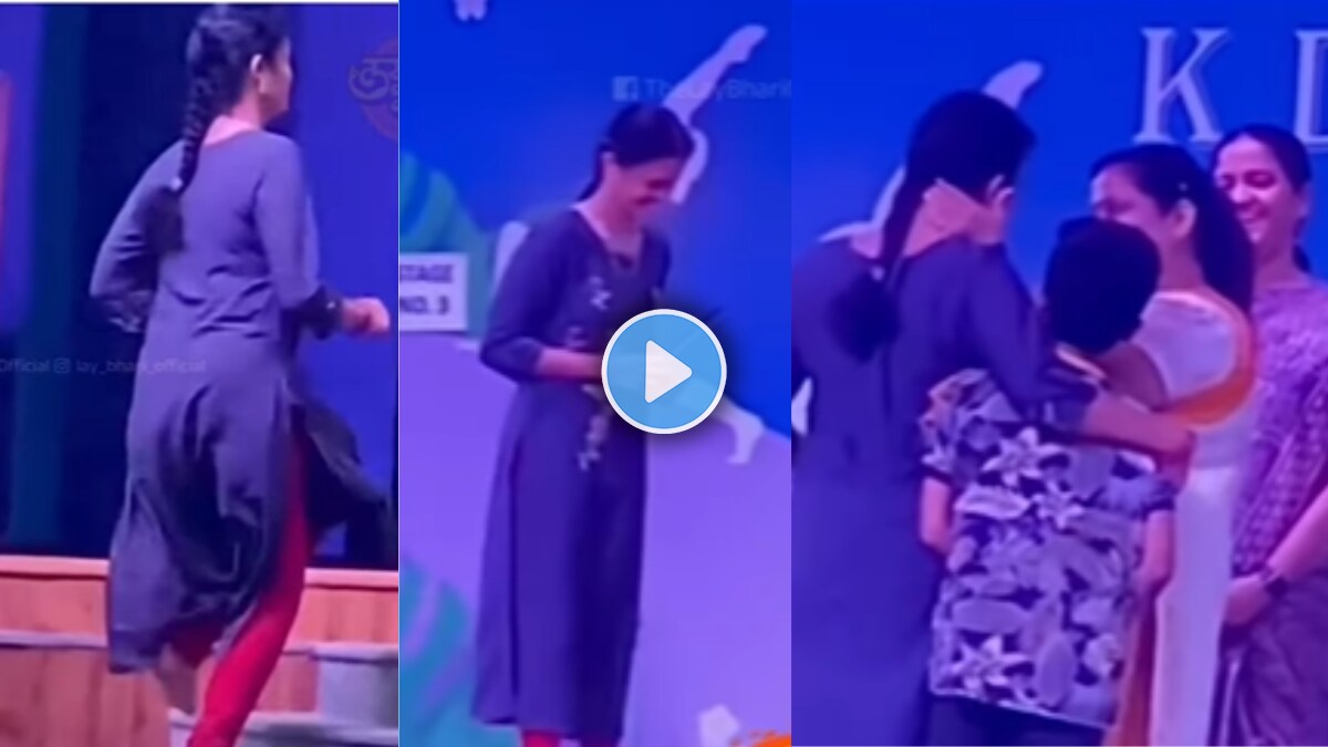 joy of the mother after the boy won, Video Viral