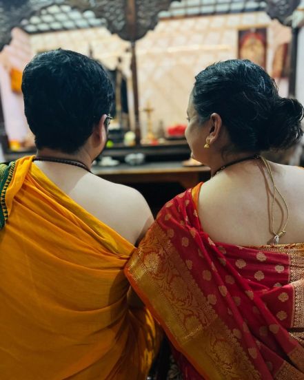 mugdha vaishampayan celebrates first mangalagaur