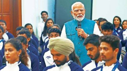 PM Meets Paris Olympians