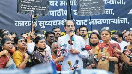 ubt chief uddhav thackeray slam maharashtra government over badlapur incident