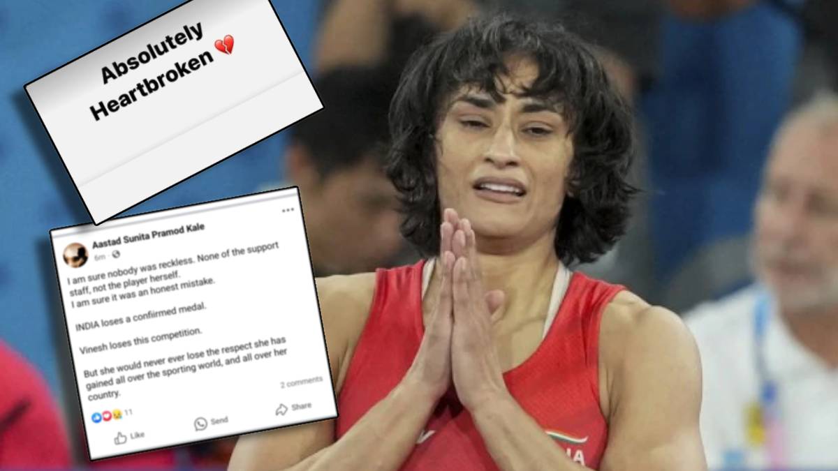 Vinesh Phogat Disqualified in Paris marathi actors reaction