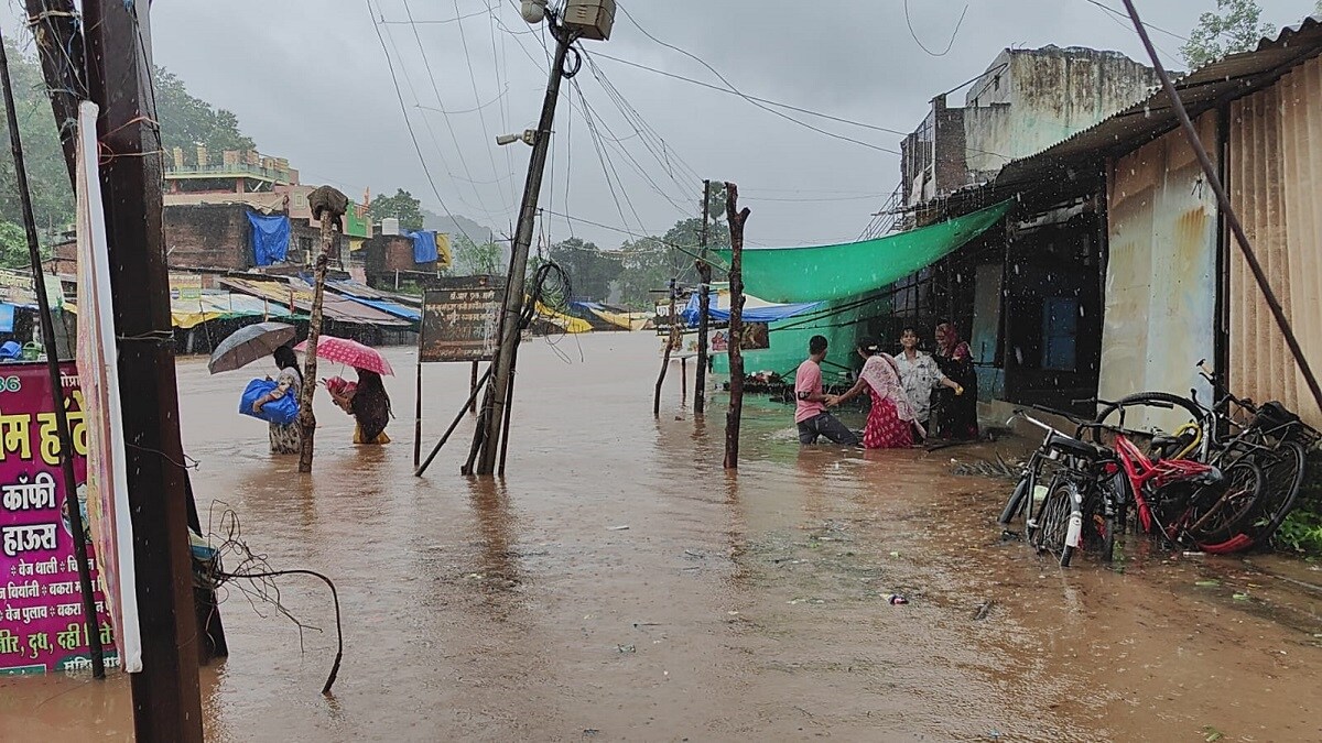 Bhamragad rain, Gadchiroli,