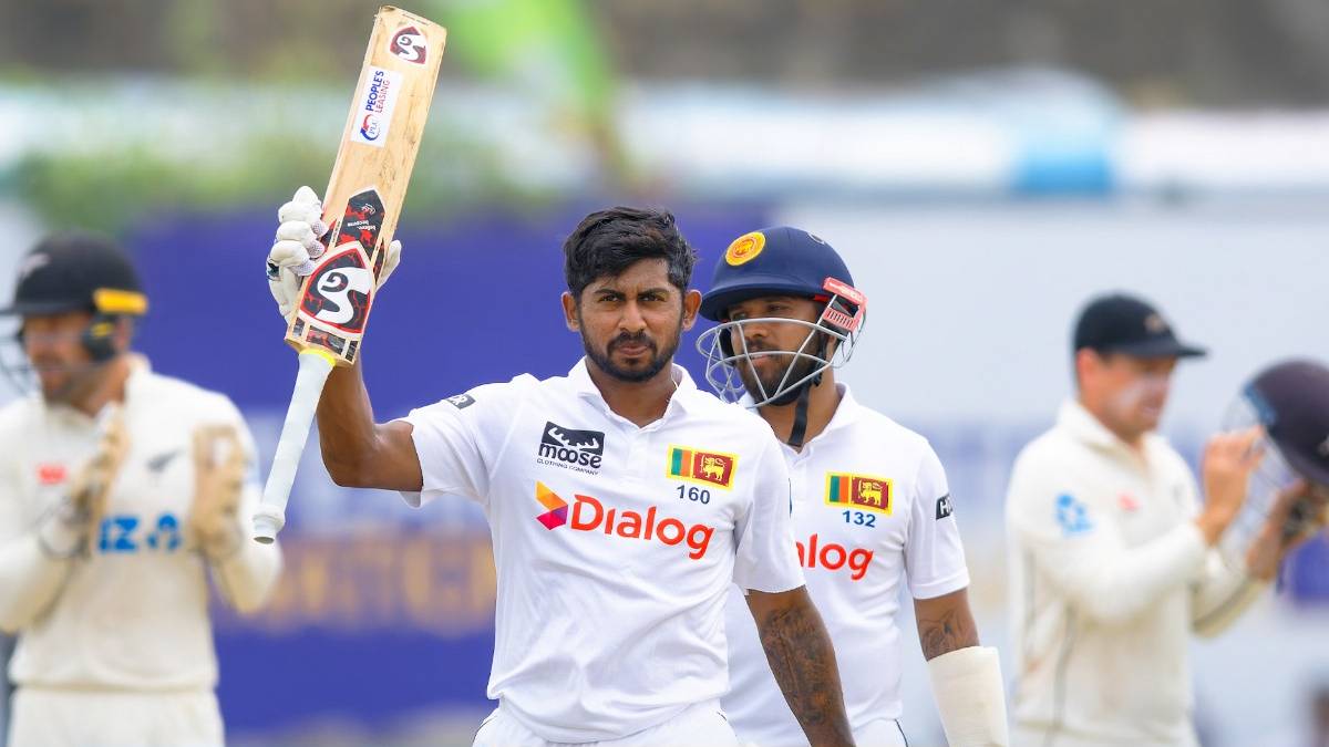 Kamindu Mendis becomes fastest Asian to hit 5 Test hundreds equals Don Bradman Record SL vs NZ