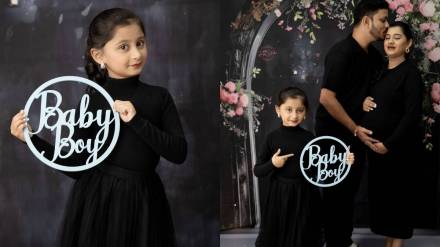 mazhi tuzhi reshimgaath fame myra vaikul and her family welcome their baby boy