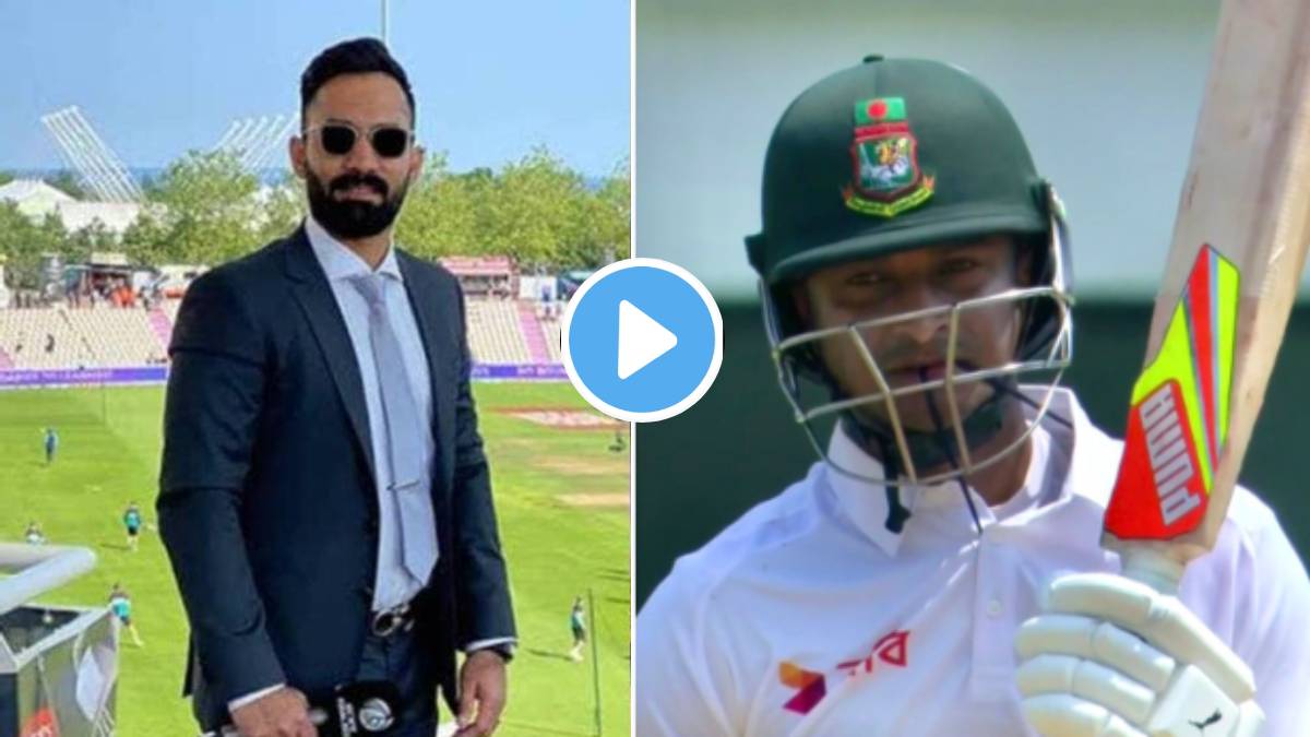 IND vs BAN Why does Shakib Al Hasan chew black thread
