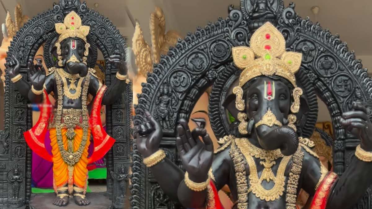 The beautiful video of Bappa's idol