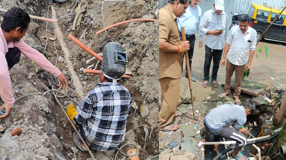 thane illegal water connection marathi news