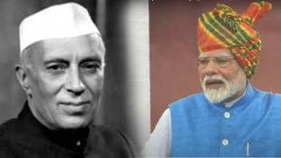 Pandit Nehru and modi