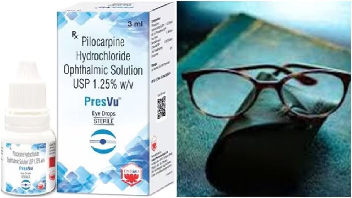 PresVu Eye Drop Drug regulator suspends licence