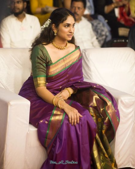 Priyadarshini Indalkar Saree Look