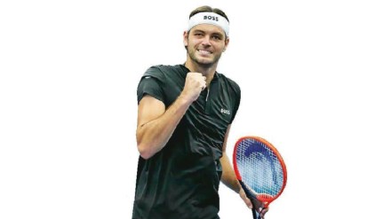 Taylor Fritz and Frances Tiafoe of the United States in the men singles semifinals at the US Open sport news