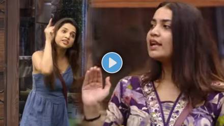 bigg boss marathi jahnavi fight with aarya