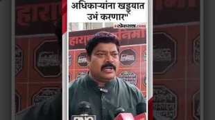 MNS MLA Raju Patil Angry to Municipal Corporation over the road pothole
