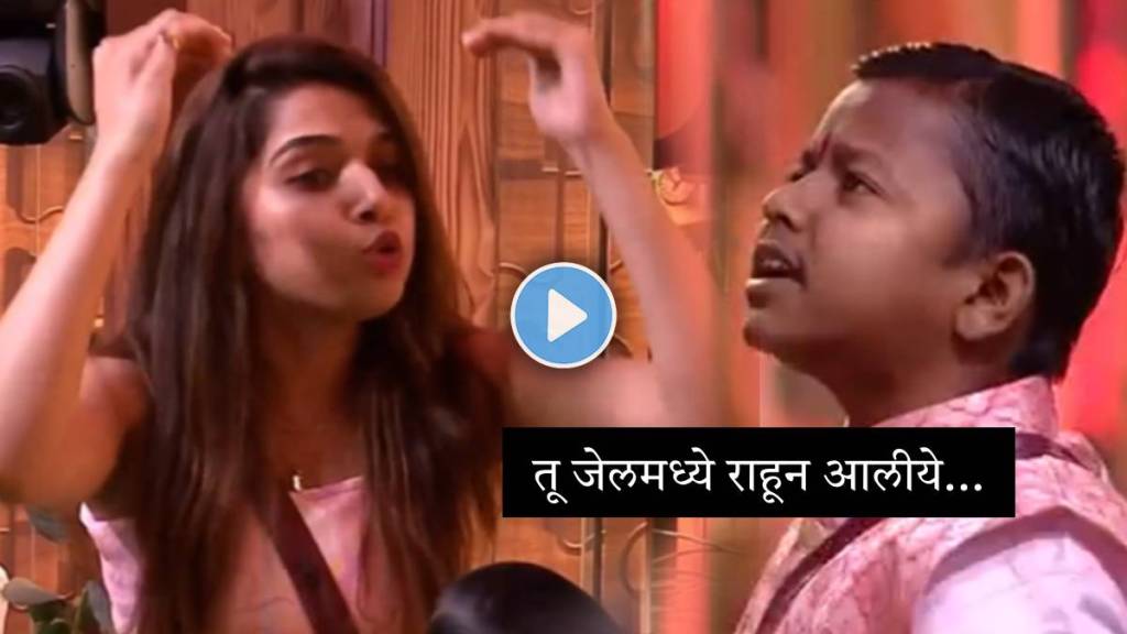 bigg boss marathi jahnavi huge fight with ghanshyam darode