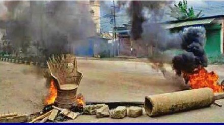 Loksatta anvyarth Manipur two bomb attacks Anti drone system activated