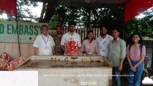 Nashik Municipal Corporation made a natural Ganesh immersion site for Ganesh immersion 2024